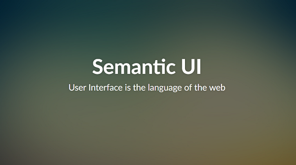 Semantic UI